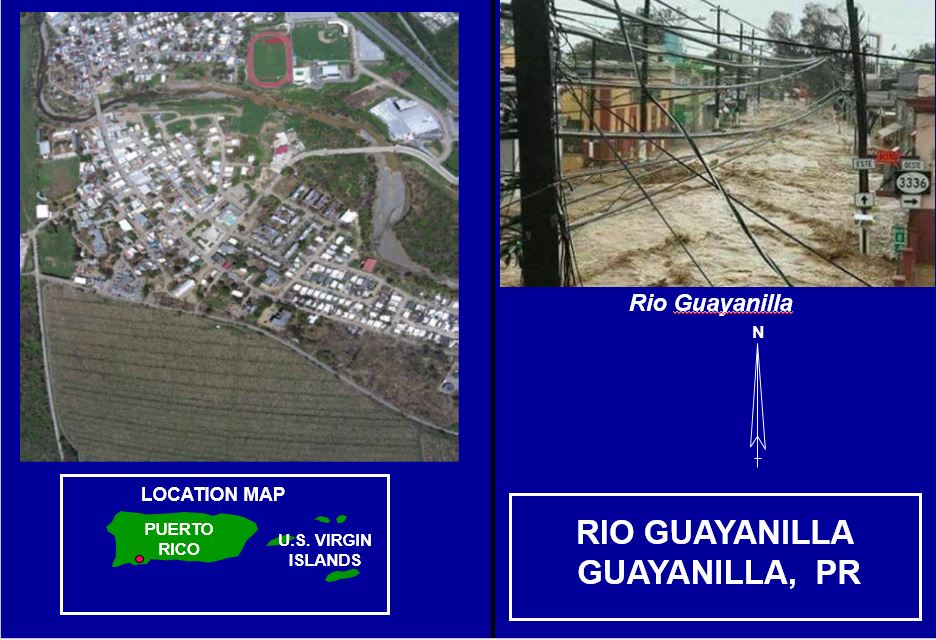 Rio Guayanilla study area map